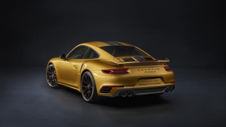 Porsche 911 Turbo S Exclusive Series rear view wallpaper
