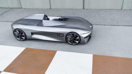 Infiniti Prototype 10 from above wallpaper
