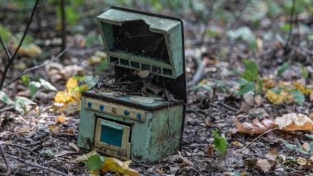 Toy oven wallpaper