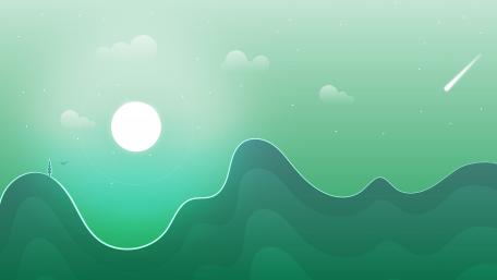 Minimalist landscape wallpaper