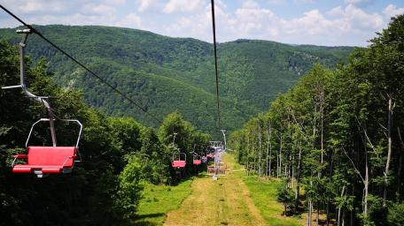 Chairlifts wallpaper