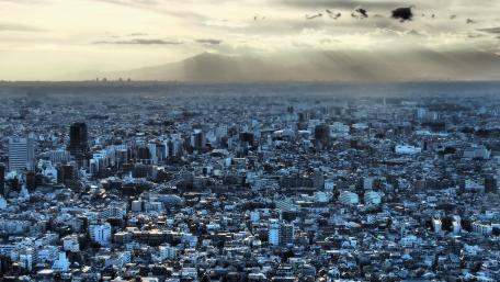 View from the Tokyo Metropolitan Government Building wallpaper