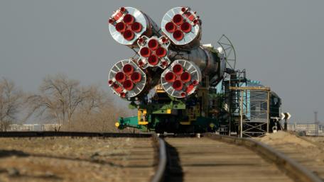 Expedition 59 Soyuz Rollout wallpaper