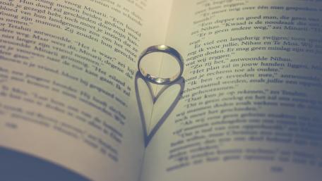 Whispers of Love in Pages of Time wallpaper