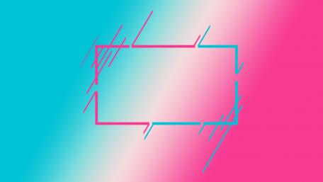 Colorful Gradient Frame Art wallpaper
