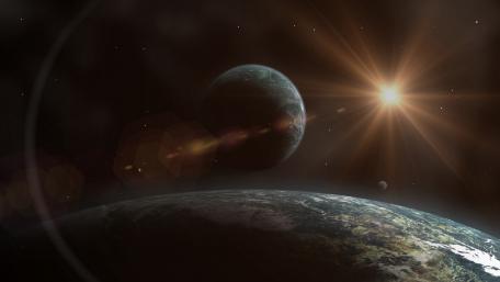 Earthy planet wallpaper
