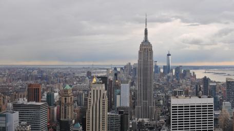 Manhattan & The Empire State Building wallpaper