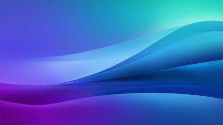 Flowing Symphony in Blue wallpaper