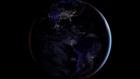 Earth from the space wallpaper