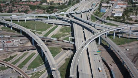 Interchange in Fort Worth, Texas wallpaper