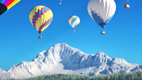 Hot air balloons wallpaper