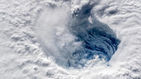 The Eyewall of Hurricane Florence wallpaper