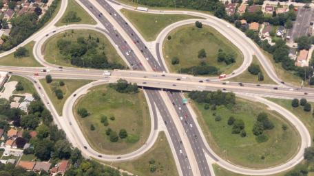 I-94 & W Peterson Ave in Chicago wallpaper