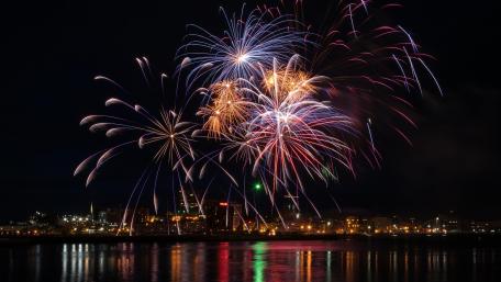 Canada Day Fireworks wallpaper