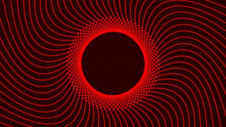 Red spiral wallpaper