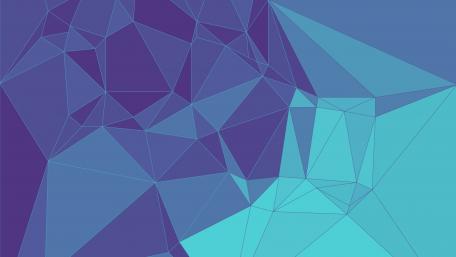 Blue triangles wallpaper