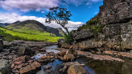 Landscape from Scotland wallpaper
