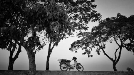 Old moped wallpaper