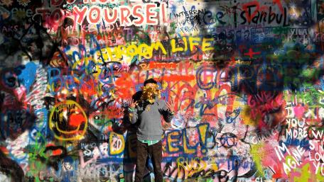 Colorful Expression of Urban Life wallpaper
