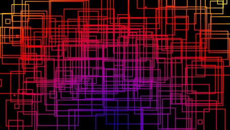 Neon colorful square chaos wallpaper