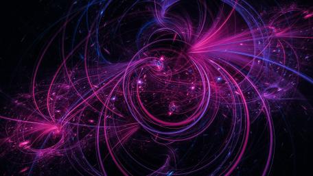 Sparkling purple fractal wallpaper