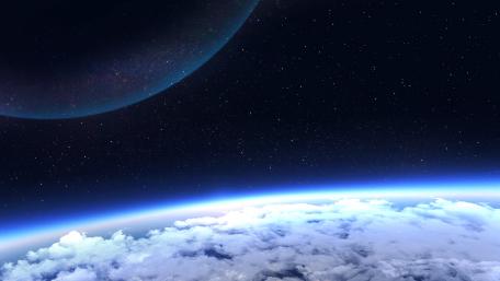 Celestial Wonders in the Night Sky wallpaper