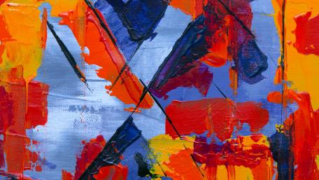 Abstract painting wallpaper