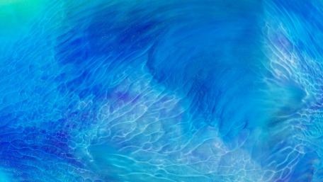 Ocean Waves in Tranquil Blue Tones wallpaper