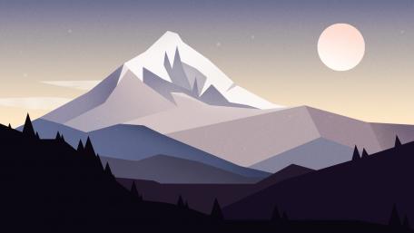 Mystical Mountain Serenity wallpaper