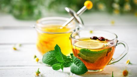 Herbal tea wallpaper