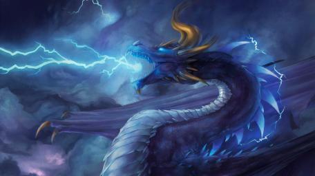 Lightning dragon wallpaper