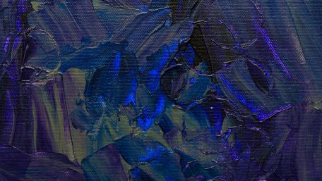 Vibrant Blue Abstraction in Motion wallpaper