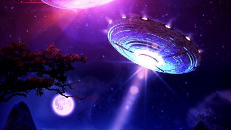 Unidentified flying object wallpaper