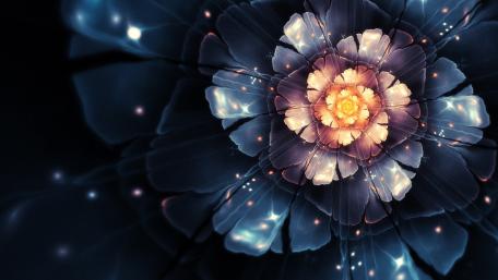 Bright flower wallpaper