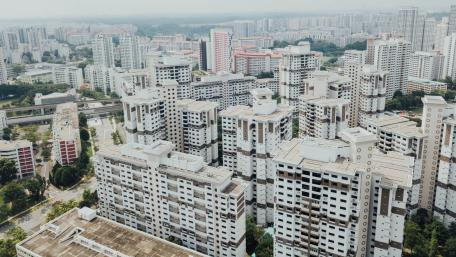 Tower Blocks in Singapore wallpaper