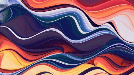 Vibrant Waves of Color wallpaper