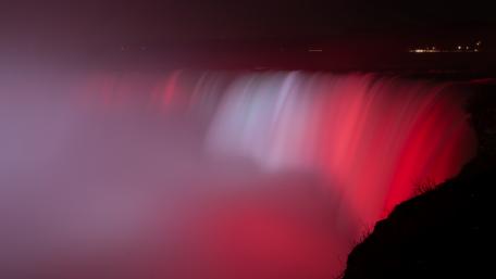 Niagara Falls on Canada Day wallpaper