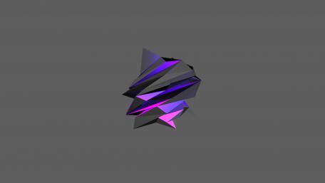 Grey and purple minimal art wallpaper