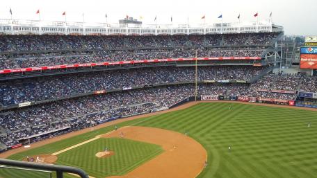 Baseball Game in New York wallpaper