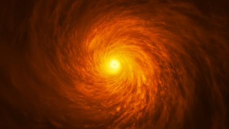 Supermassive black hole wallpaper