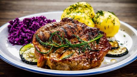 Savory Pork Chop Delight wallpaper