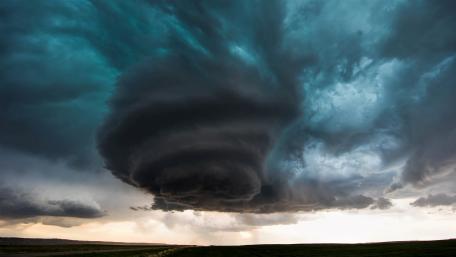 Swirling clouds wallpaper