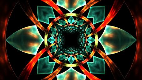 Kaleidoscope fractal wallpaper