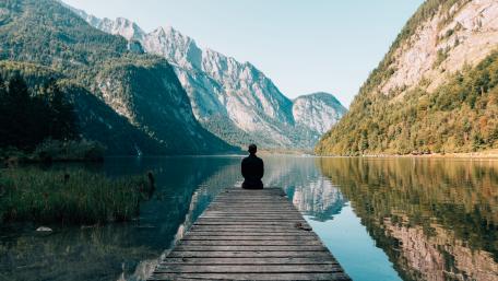 Obersee Lake wallpaper