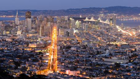 San Francisco from Twin Peaks wallpaper
