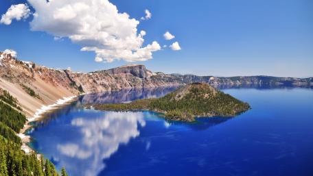 Crater Lake, Wizard Island wallpaper