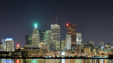 Downtown Toronto Panorama wallpaper