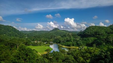 Scenery from a viewpoint wallpaper