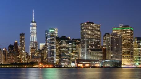 Lower Manhattan Panorama wallpaper