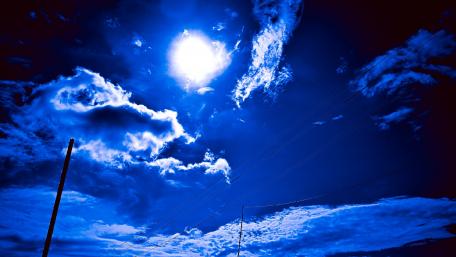 Moon at night wallpaper